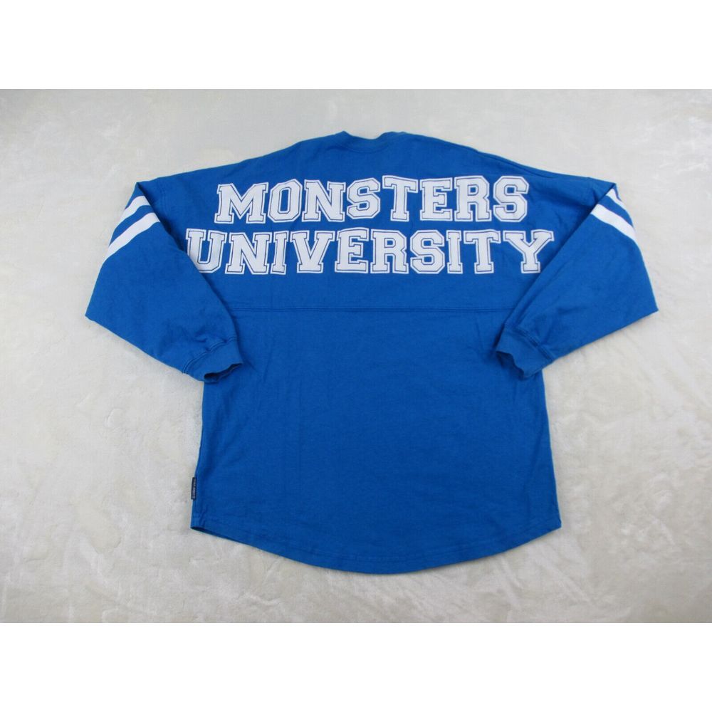 Disney Shirt‎ Womens Small Blue Spirit Jersey Monsters University Long Sleeve*